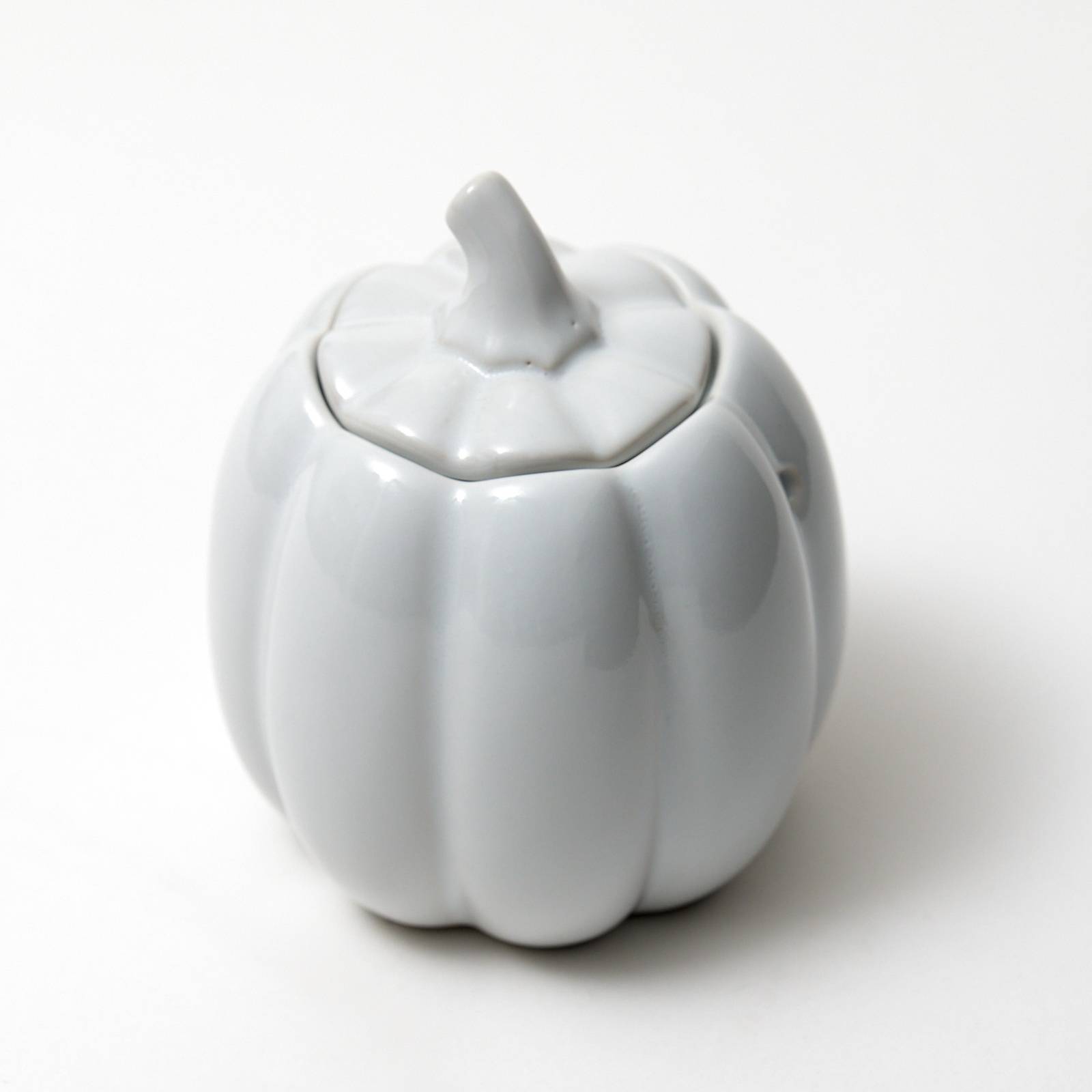 12490 Ceramic Pumpkin Burner - White