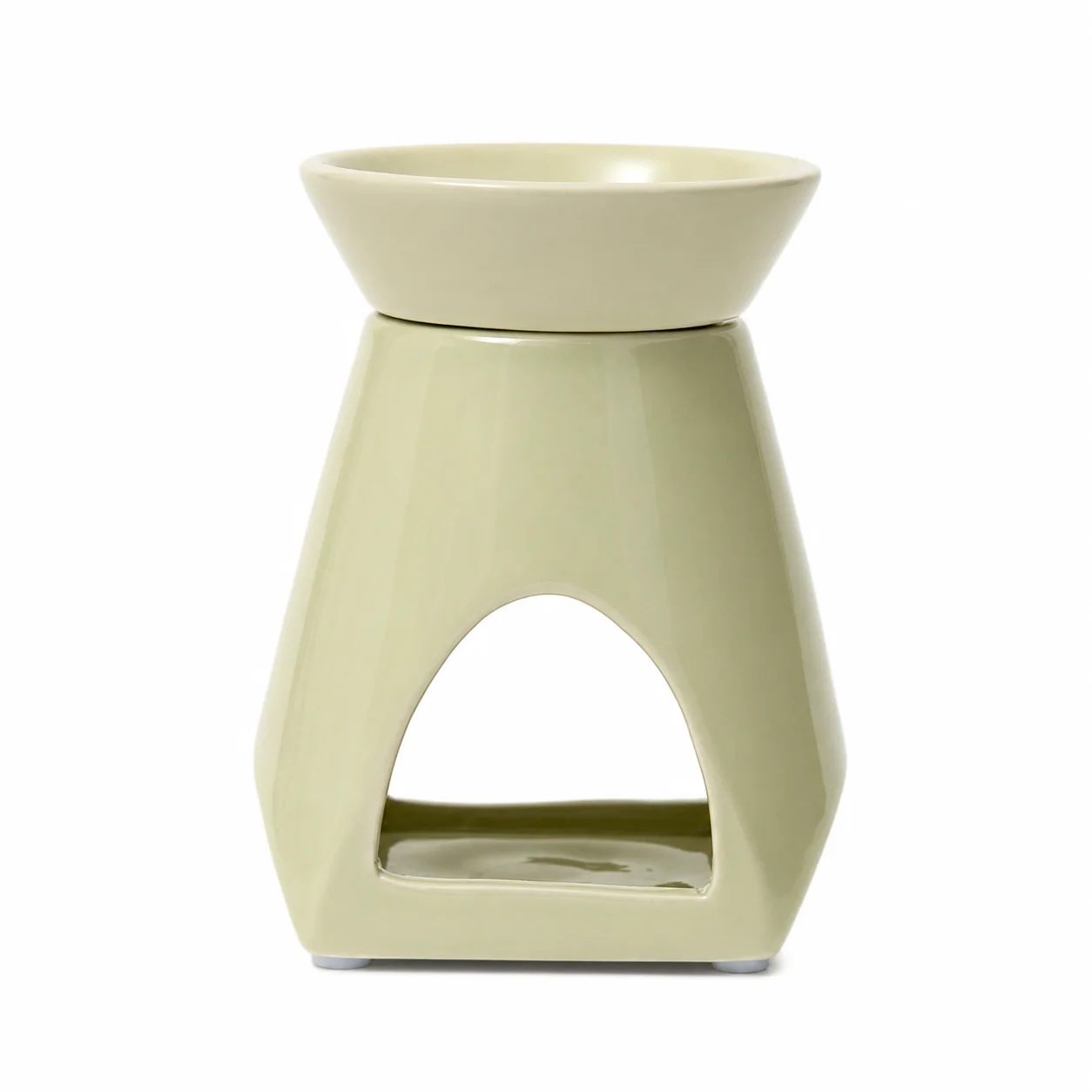 Green Tapered Ceramic 2 Piece Burner Green Tapered Ceramic Two-Piece Burner