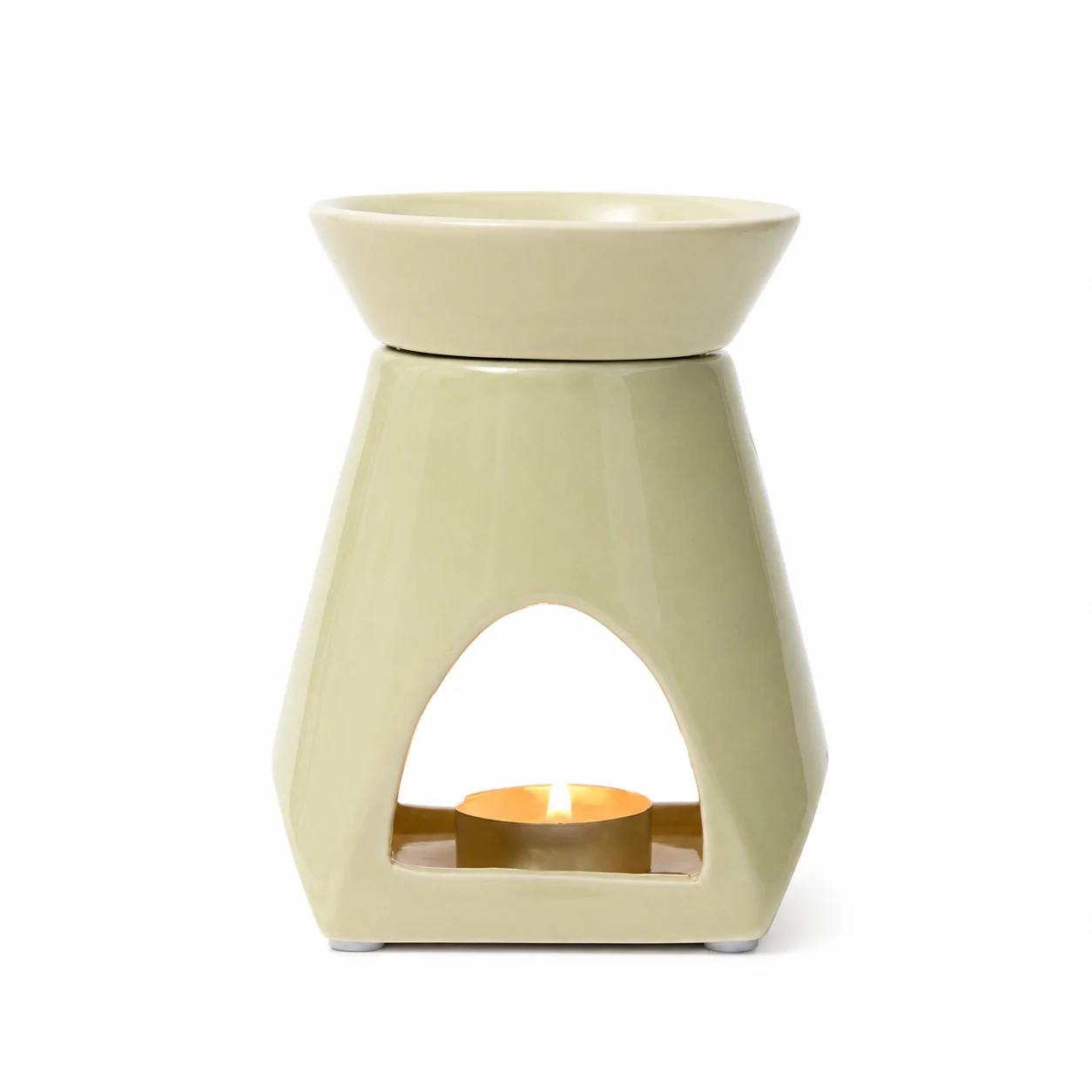 Green Tapered Ceramic 2 Piece Burner Green Tapered Ceramic 2 Piece Burner