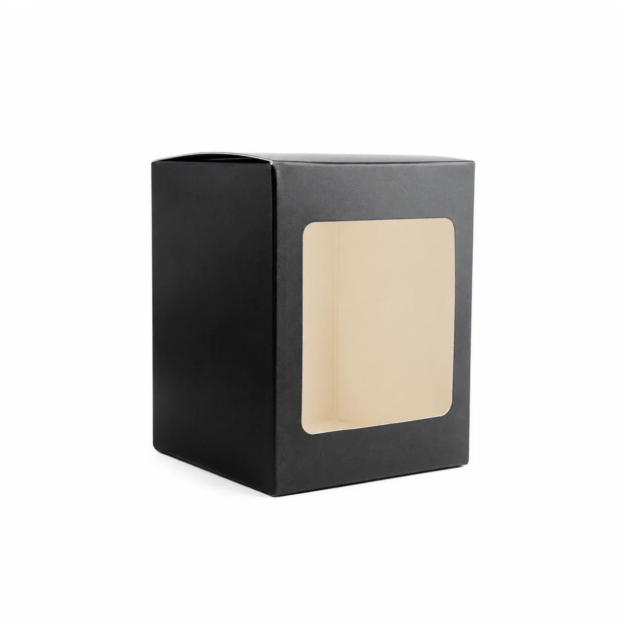 20cl Black Candle Box with Window 20cl Black Candle Box with Window