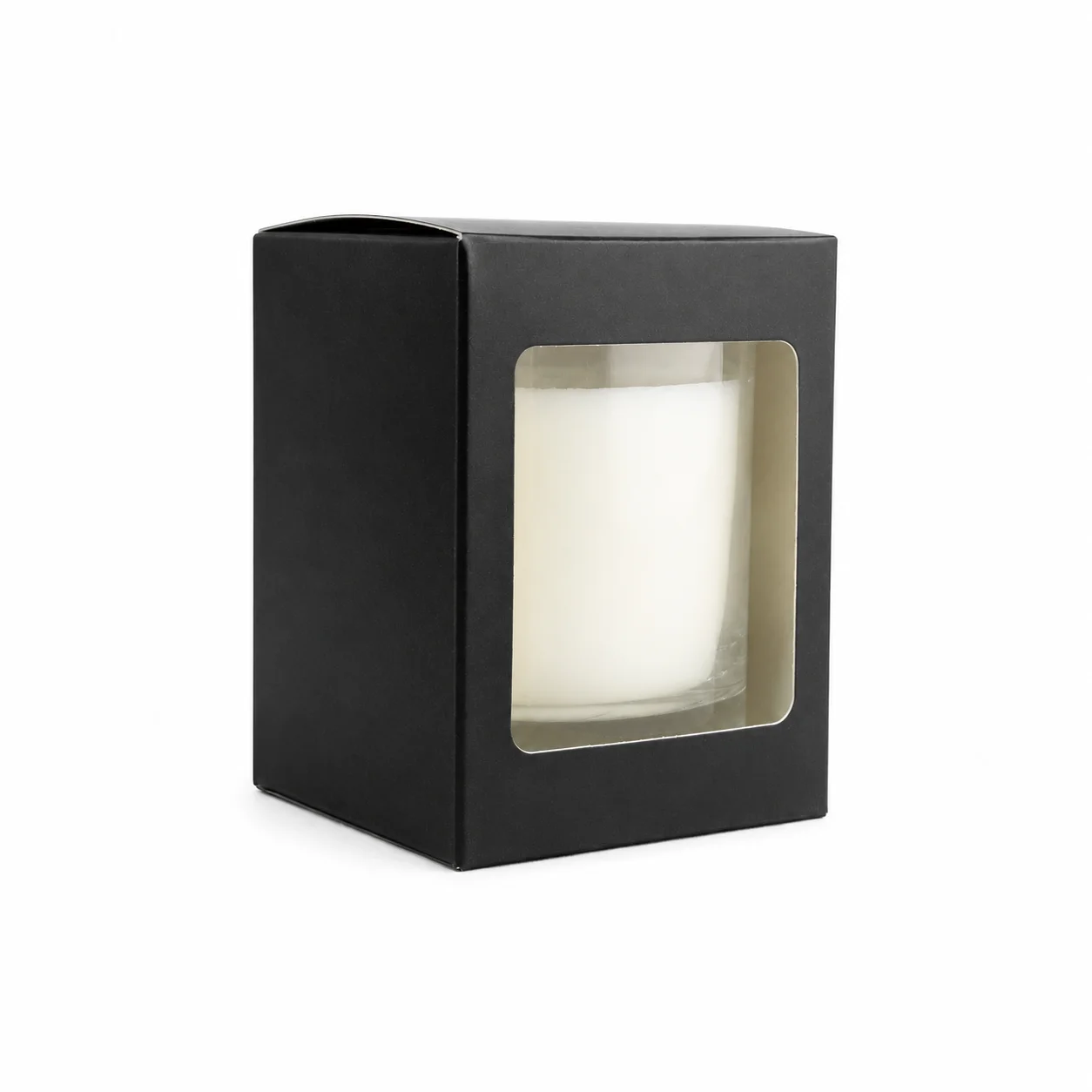 20cl Black Candle Box with Window 20cl Black Candle Box with Window