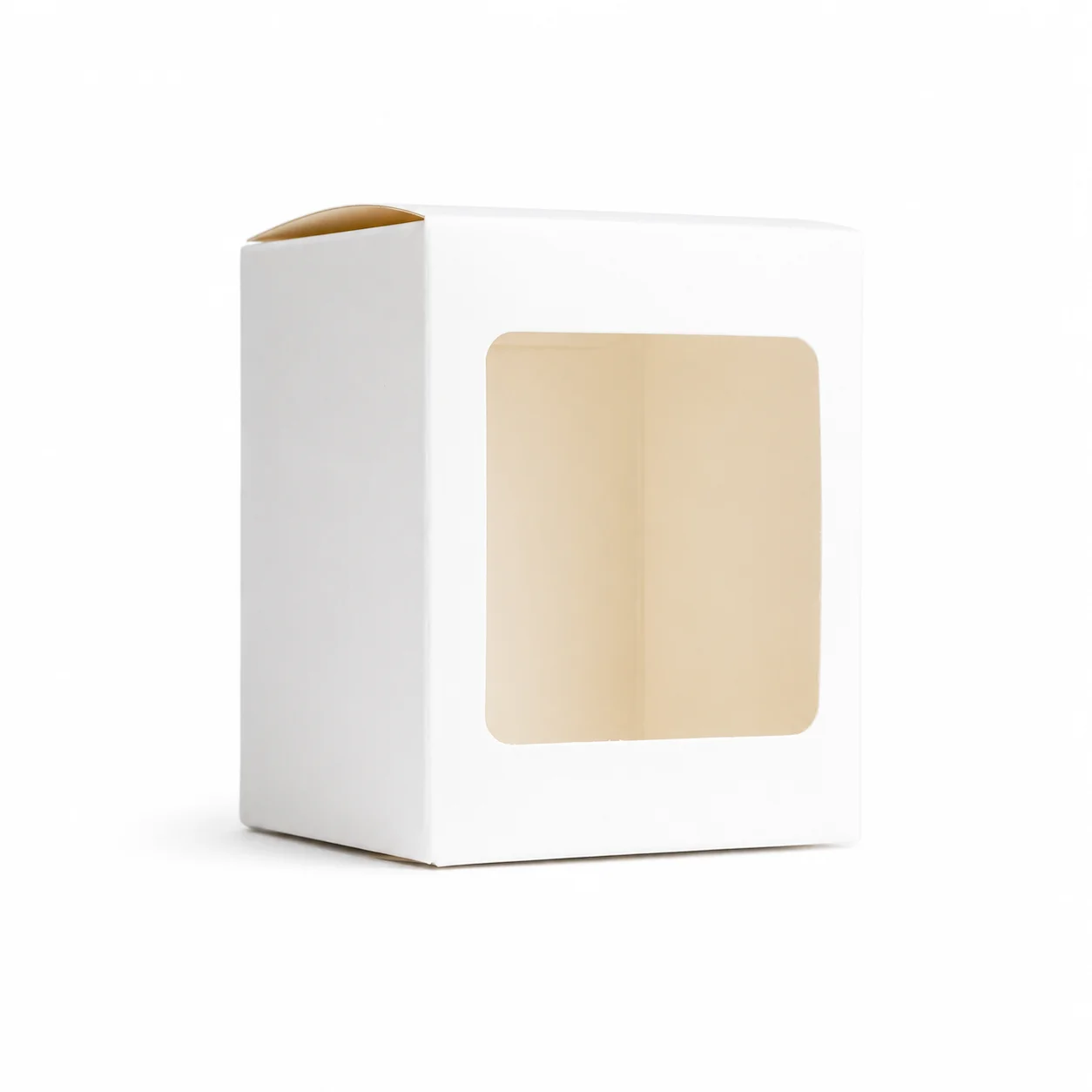 20cl White Candle Box with Window 20cl White Candle Box with Window