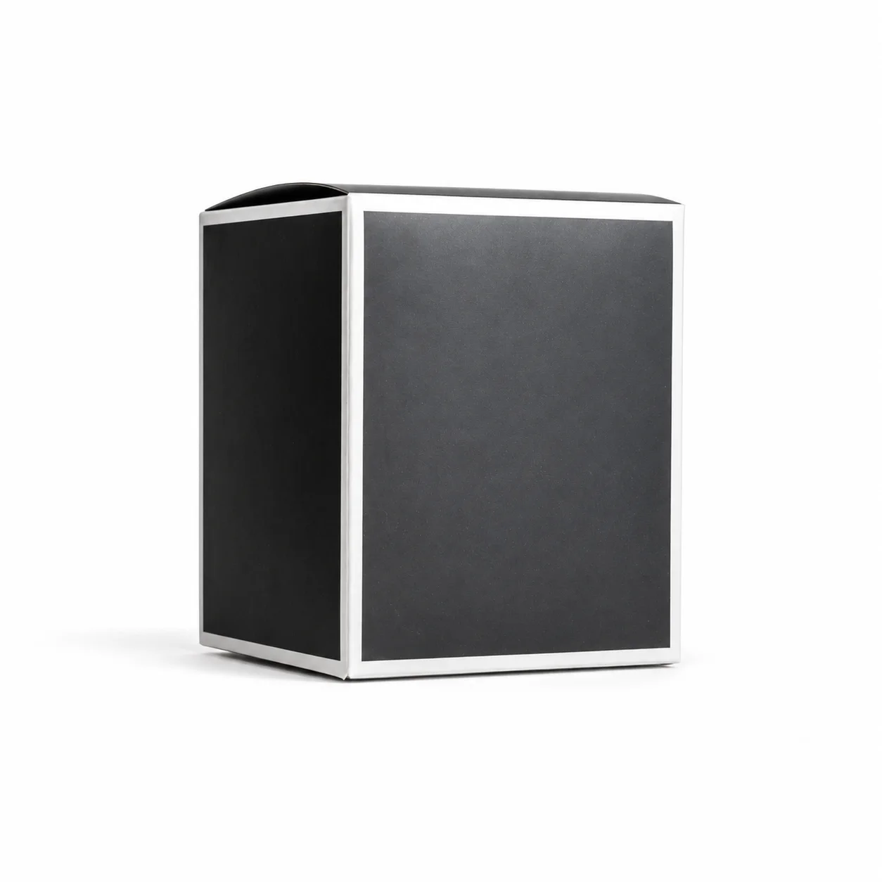 30cl Black Candle Box with White Rim 30cl Black Candle Box with White Rim