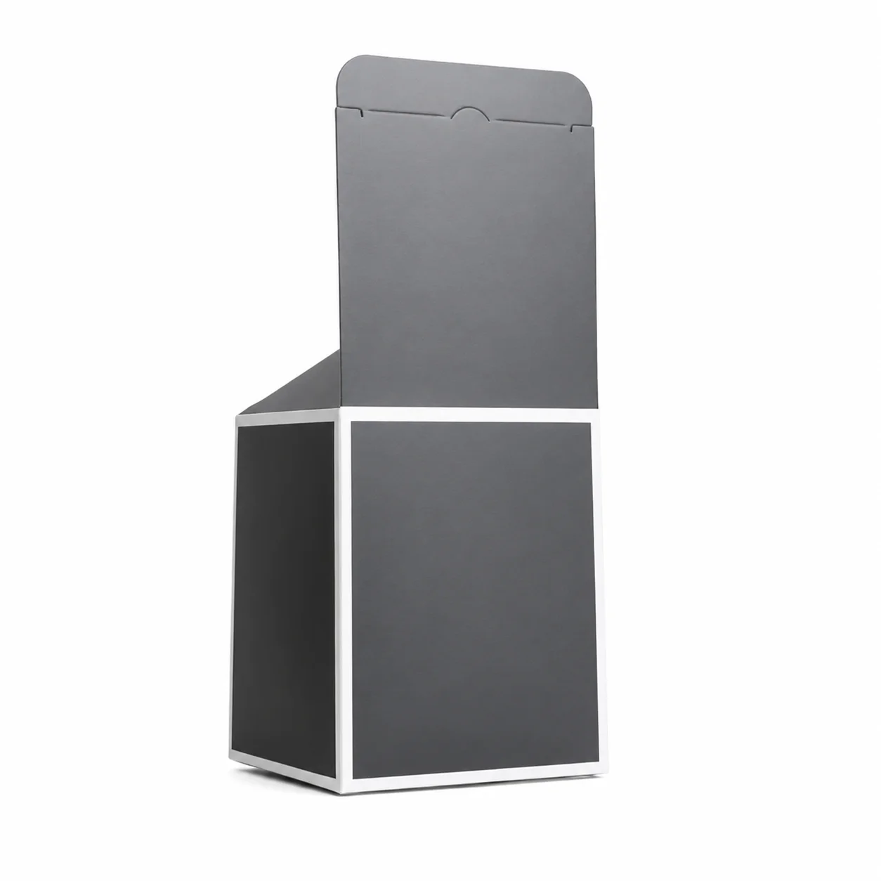 30cl Black Candle Box with White Rim 30cl Black Candle Box with White Rim