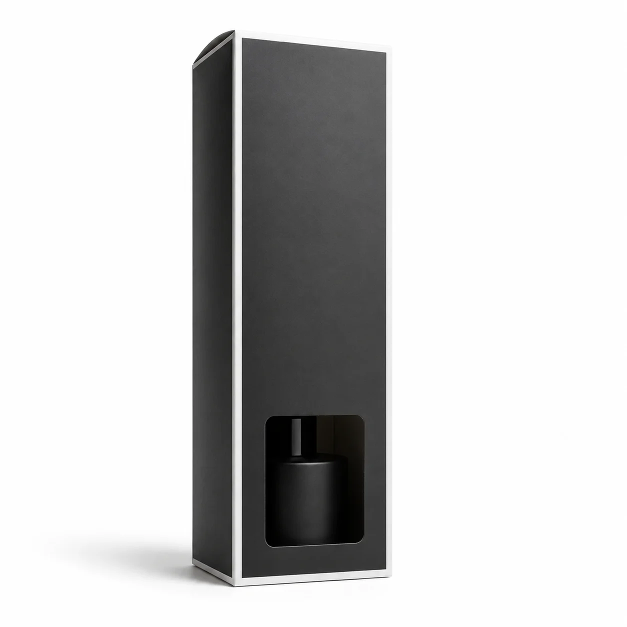 Black Reed Diffuser Box with White Rim Black Reed Diffuser Box with White Rim