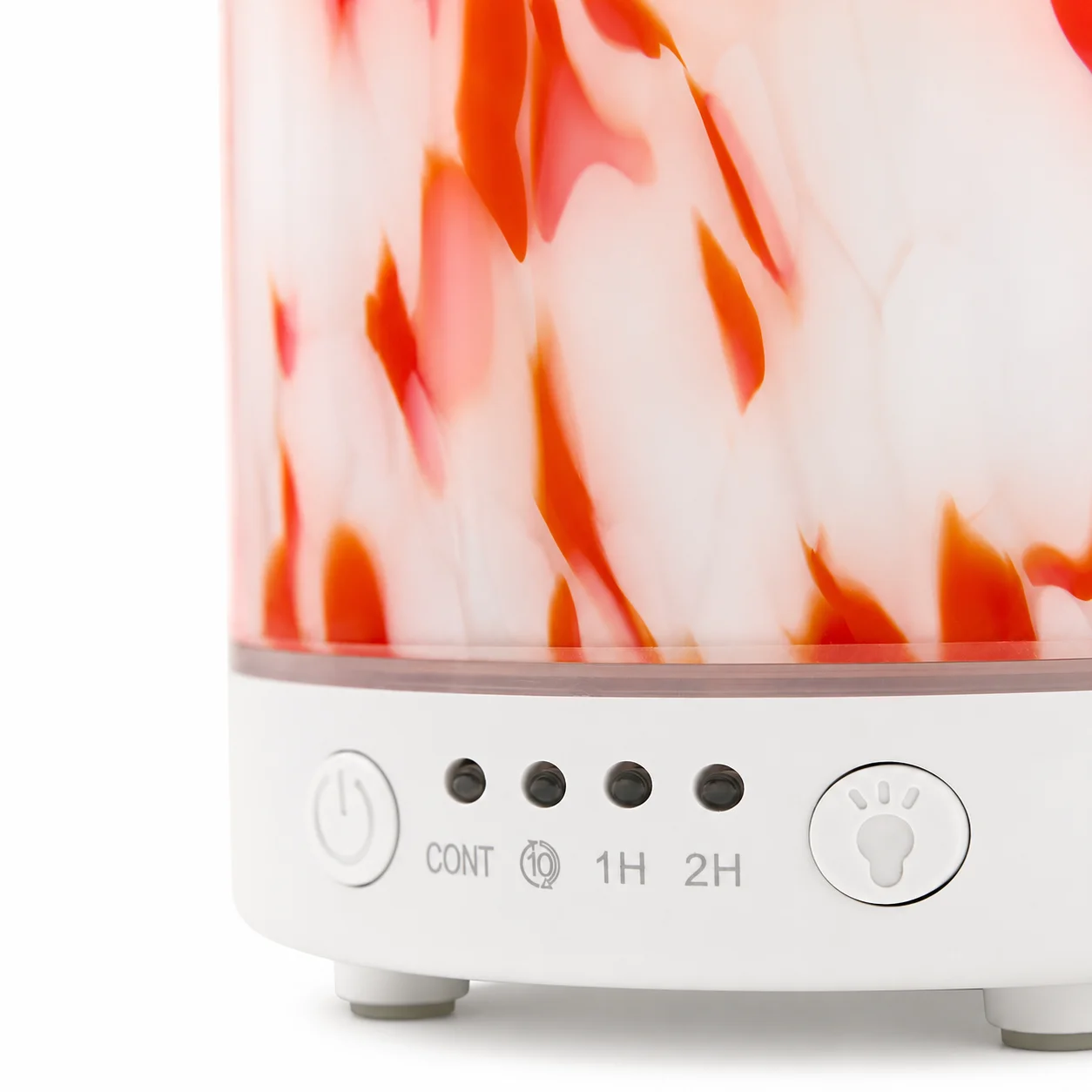 Orange Confetti Glass Electric Aroma Diffuser Orange Confetti Glass Electric Aroma Diffuser