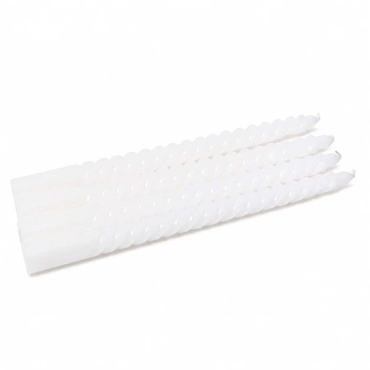 White Twisted Candles White Twisted Candles