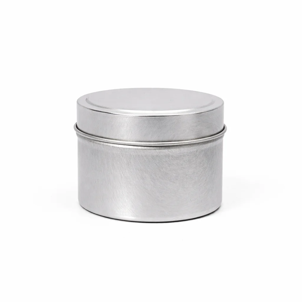 12cl Silver Candle Tins 12cl Silver Candle Tins