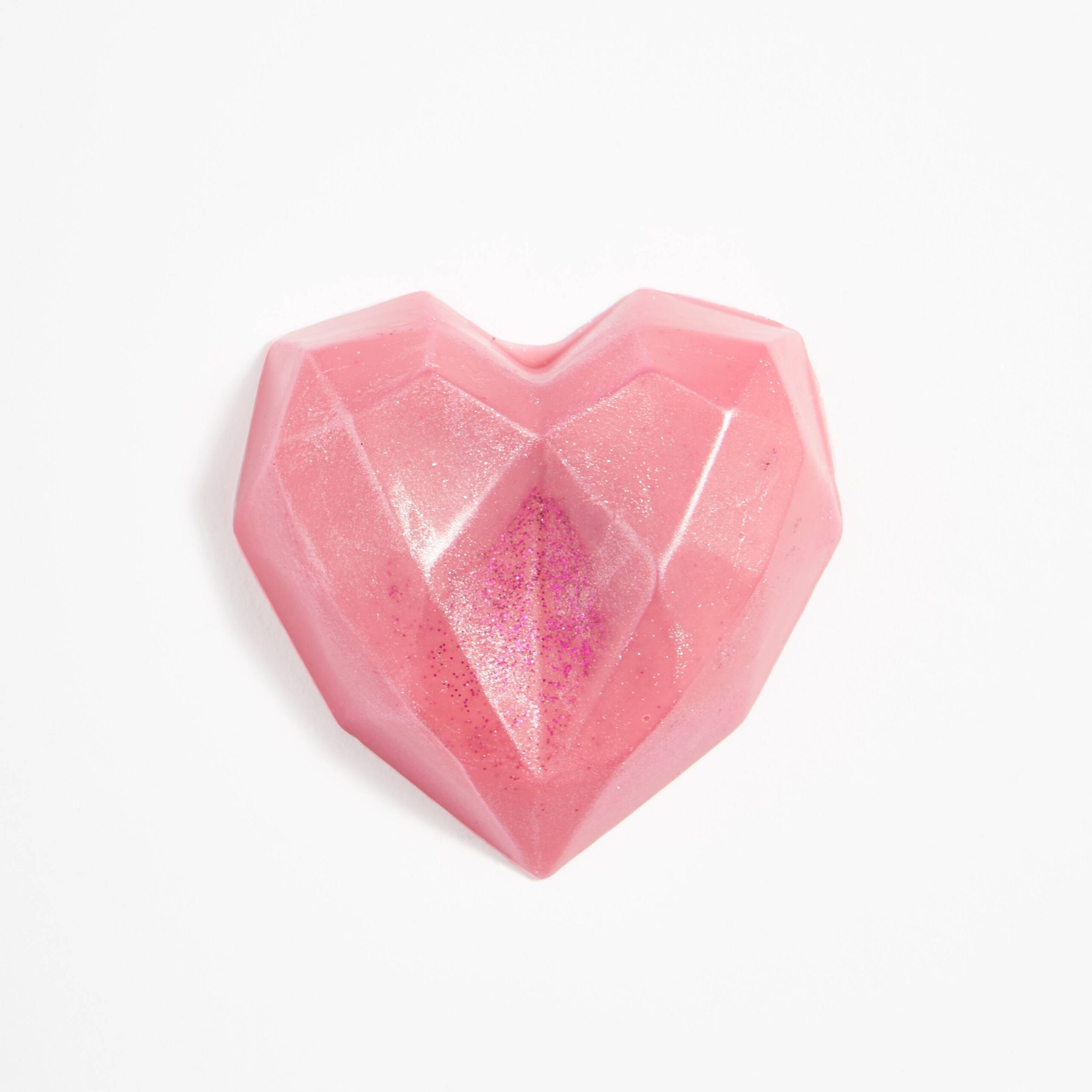 6652 Silicone 6 Cavity Geo Heart Mould