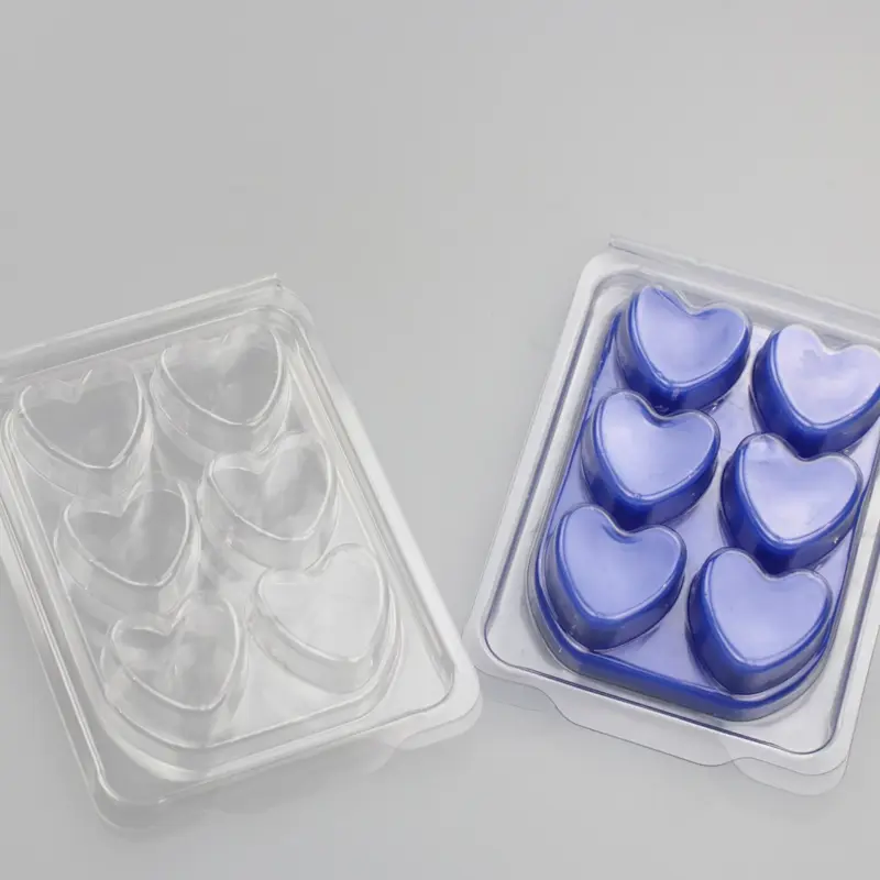 1708-800x800 Love Heart Wax Melt Clam Shell