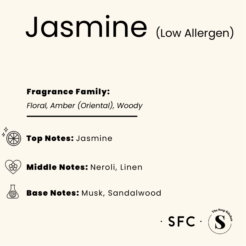 Jasmine Fragrance Oil Low Allergen Jasmine Fragrance Oil Low Allergen