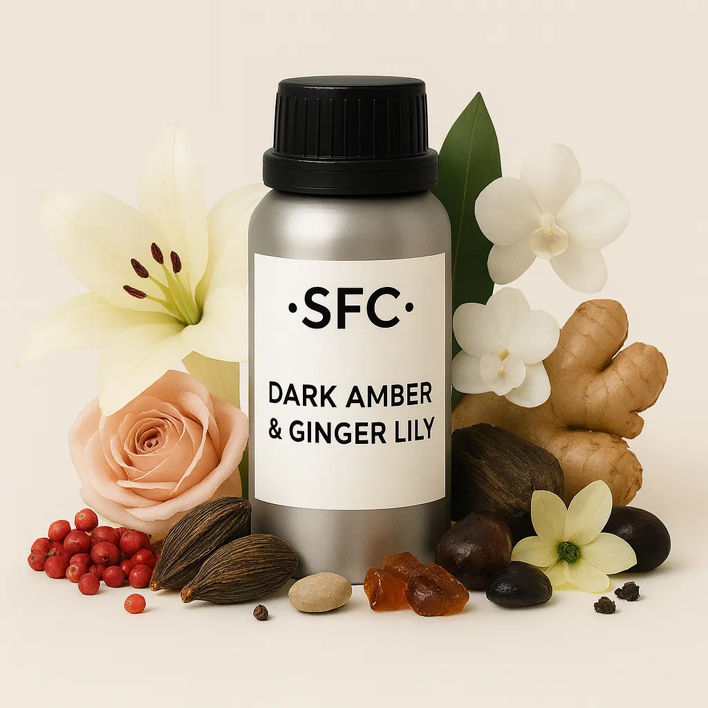 Dark Amber & Ginger Lily Fragrance Oil Dark Amber & Ginger Lily Fragrance Oil