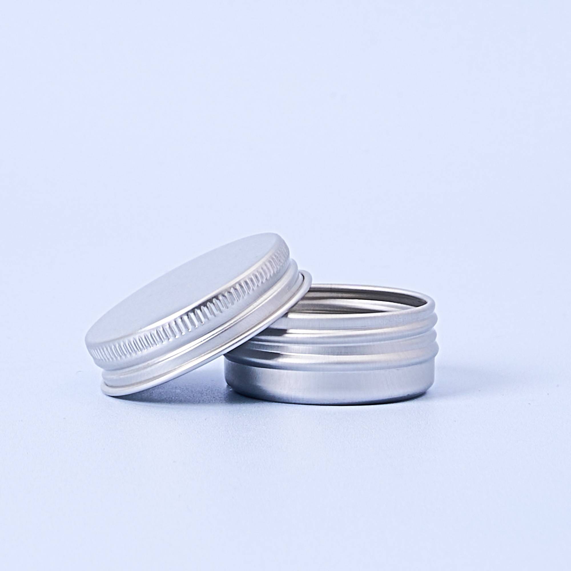 10028 15ml Aluminium Silver Jar - Box of 10