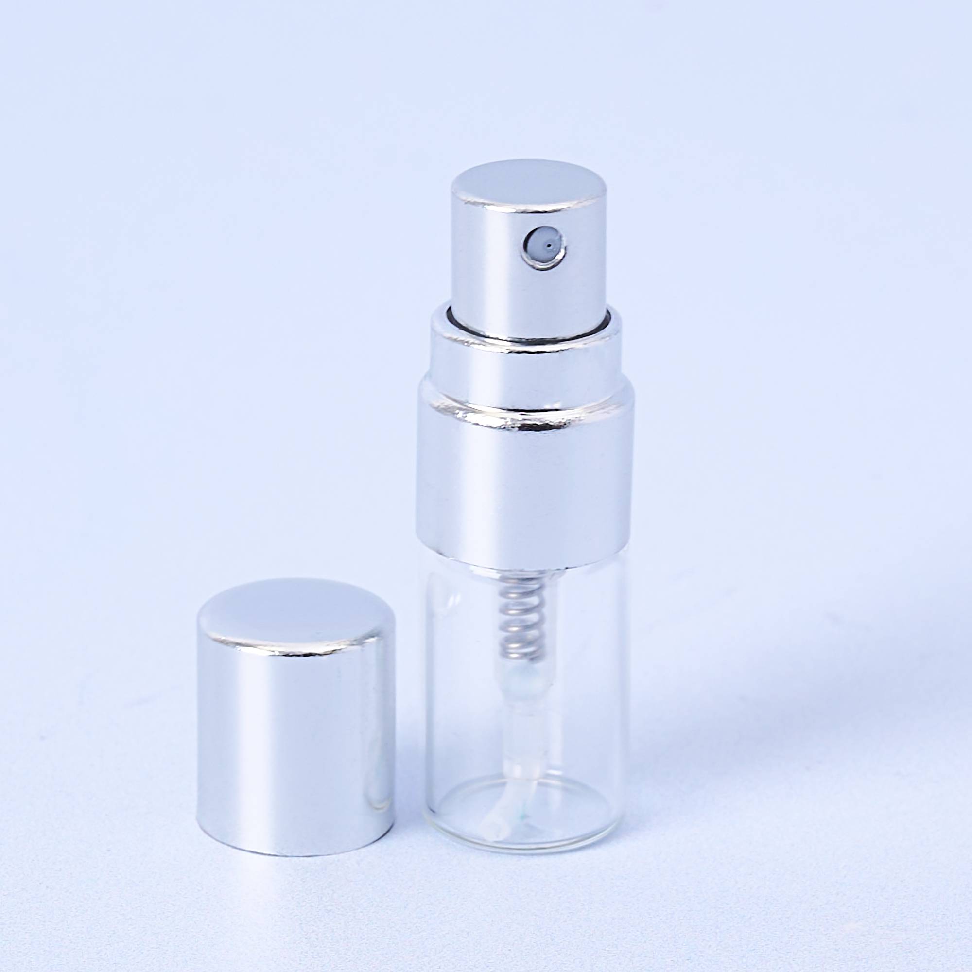 10874 Silver 2ml Sample Perfume Bottles - Box of 10