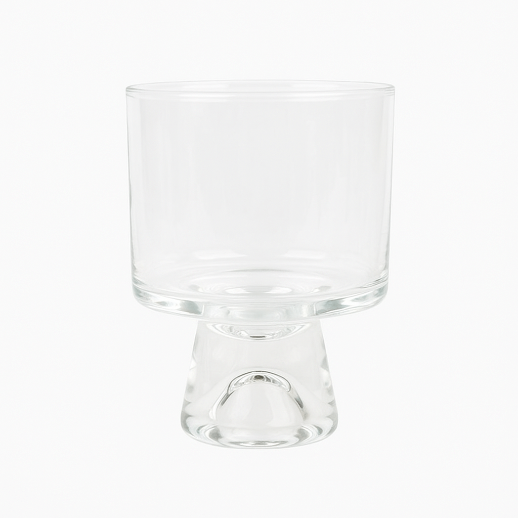 GLASS184 20cl Goblet Candle Glasses Clear- Box of 6