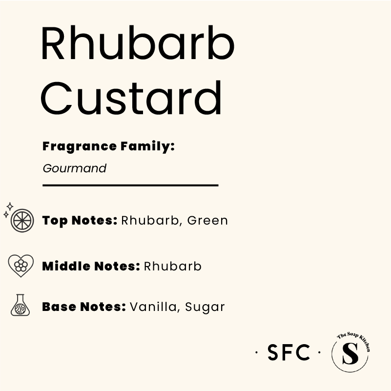 Rhubarb Custard Fragrance Oil Rhubarb & Custard Fragrance Oil