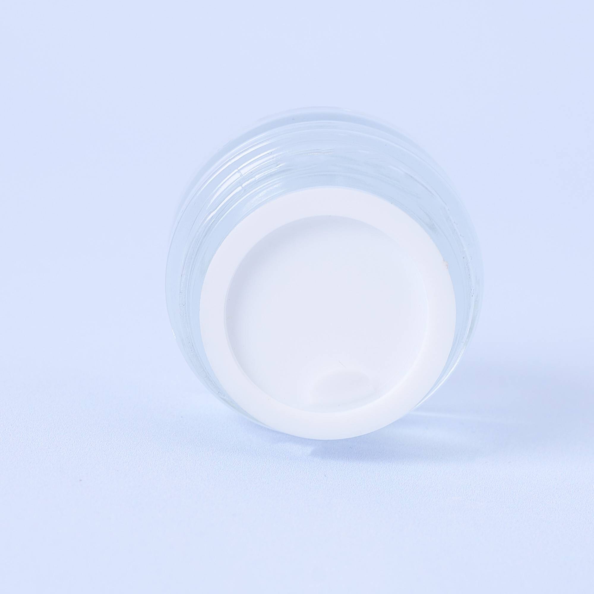10111 15ml Clear Jar With White Lid - Box of 10