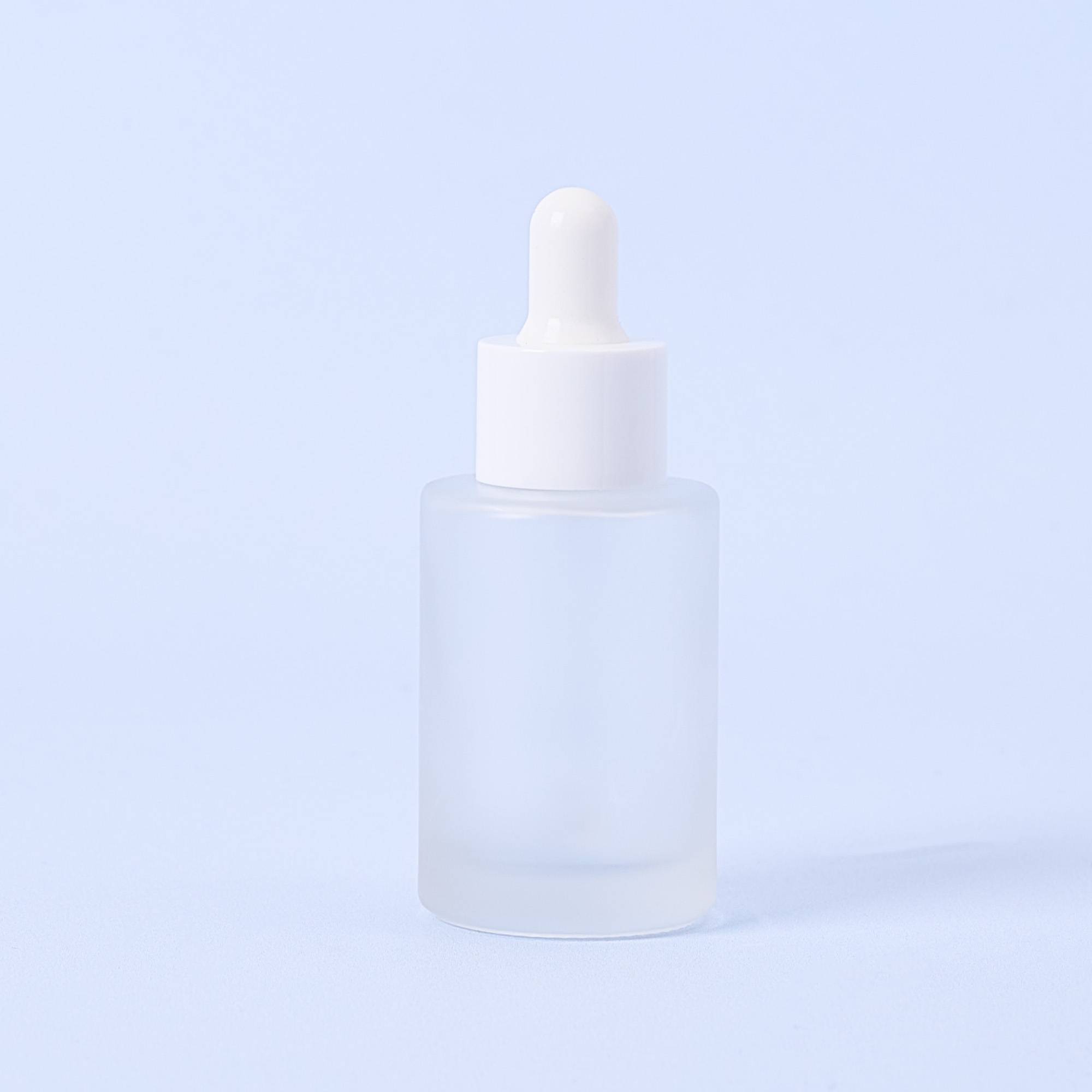 10157 30ml Frosted Dropper Bottle With White Pipette - Box of 10