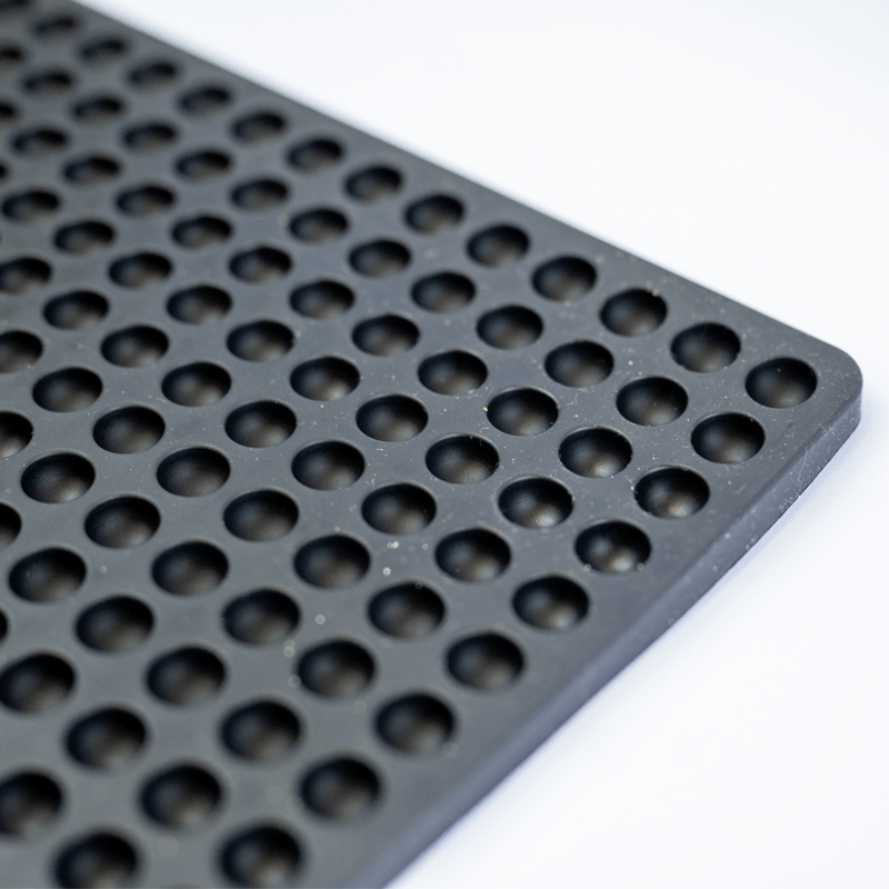 11287 Tray Mould 468 Small Semicircles (1.2cm) - Black