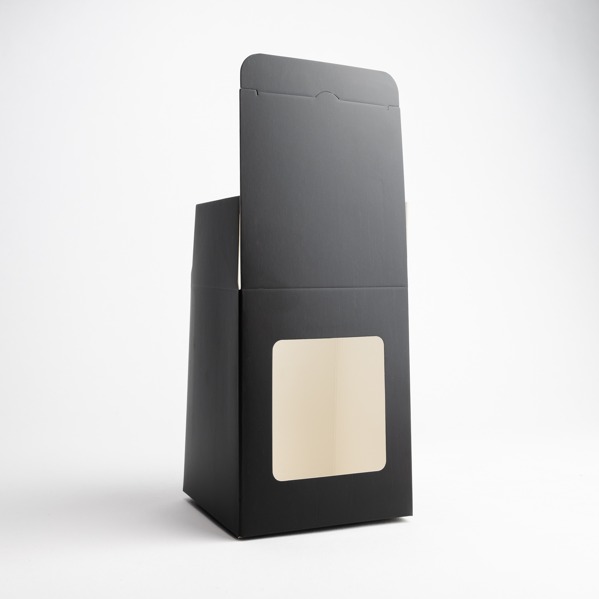 2786 30cl Black Candle Box With Window