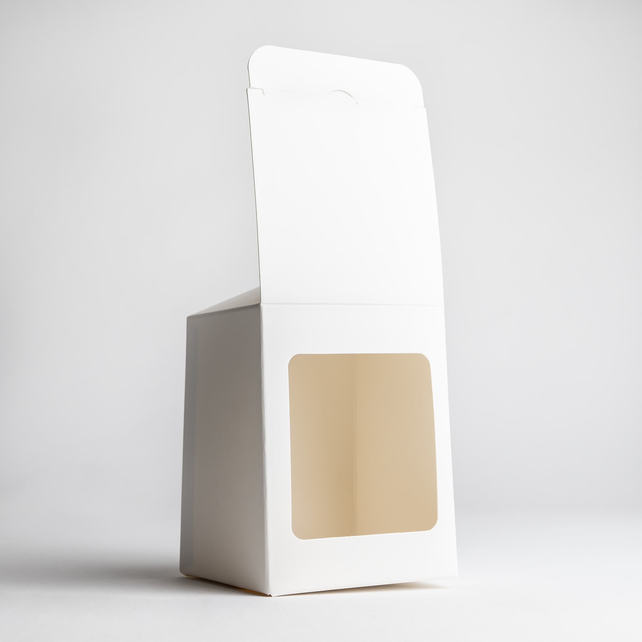 2859 20cl White Candle Box With Window