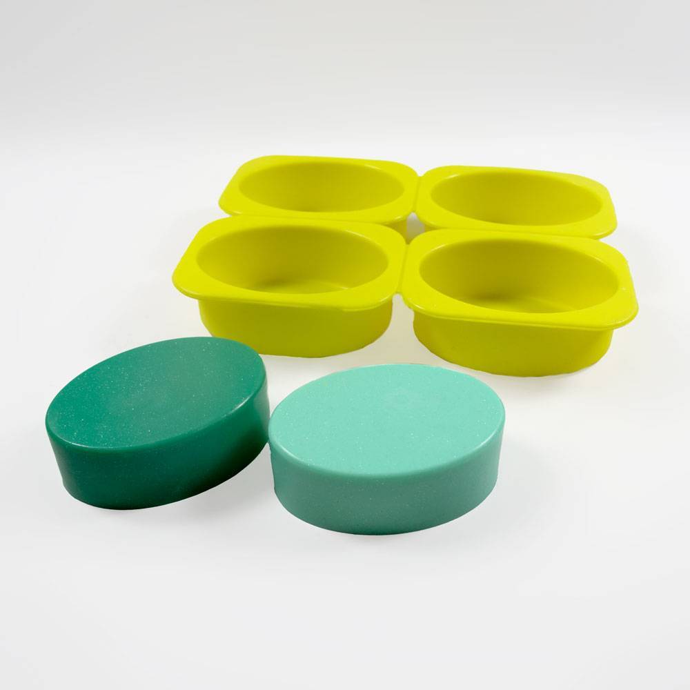 7195 Oval Mould, Silicone, Set Of 4