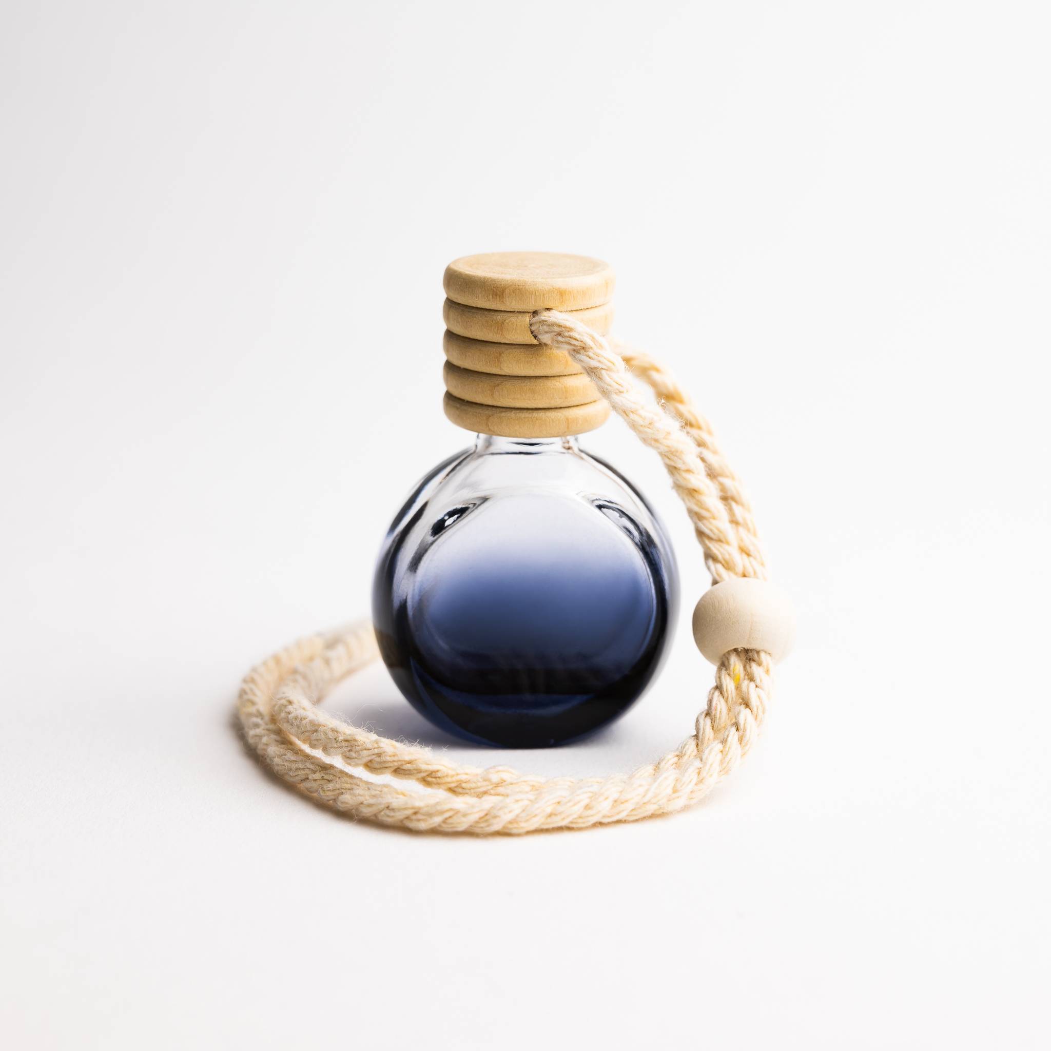 7433 Circle Hanging Car Diffuser Grey Tinted - Bag of 10