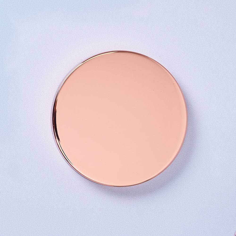 9438 30cl Steel Rose Gold Candle Lid - Box of 6