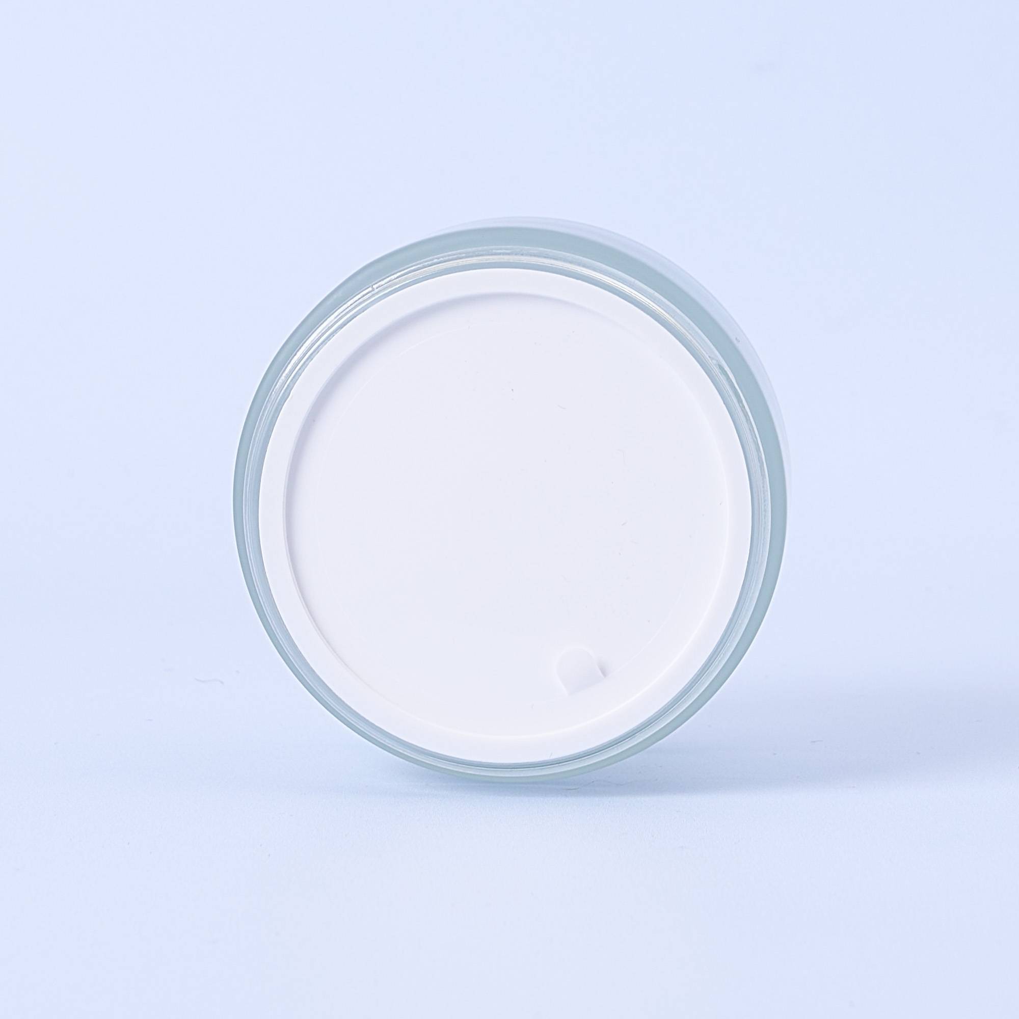 9983 200ml Frosted Glass Container & Silver Lid - Box of 6