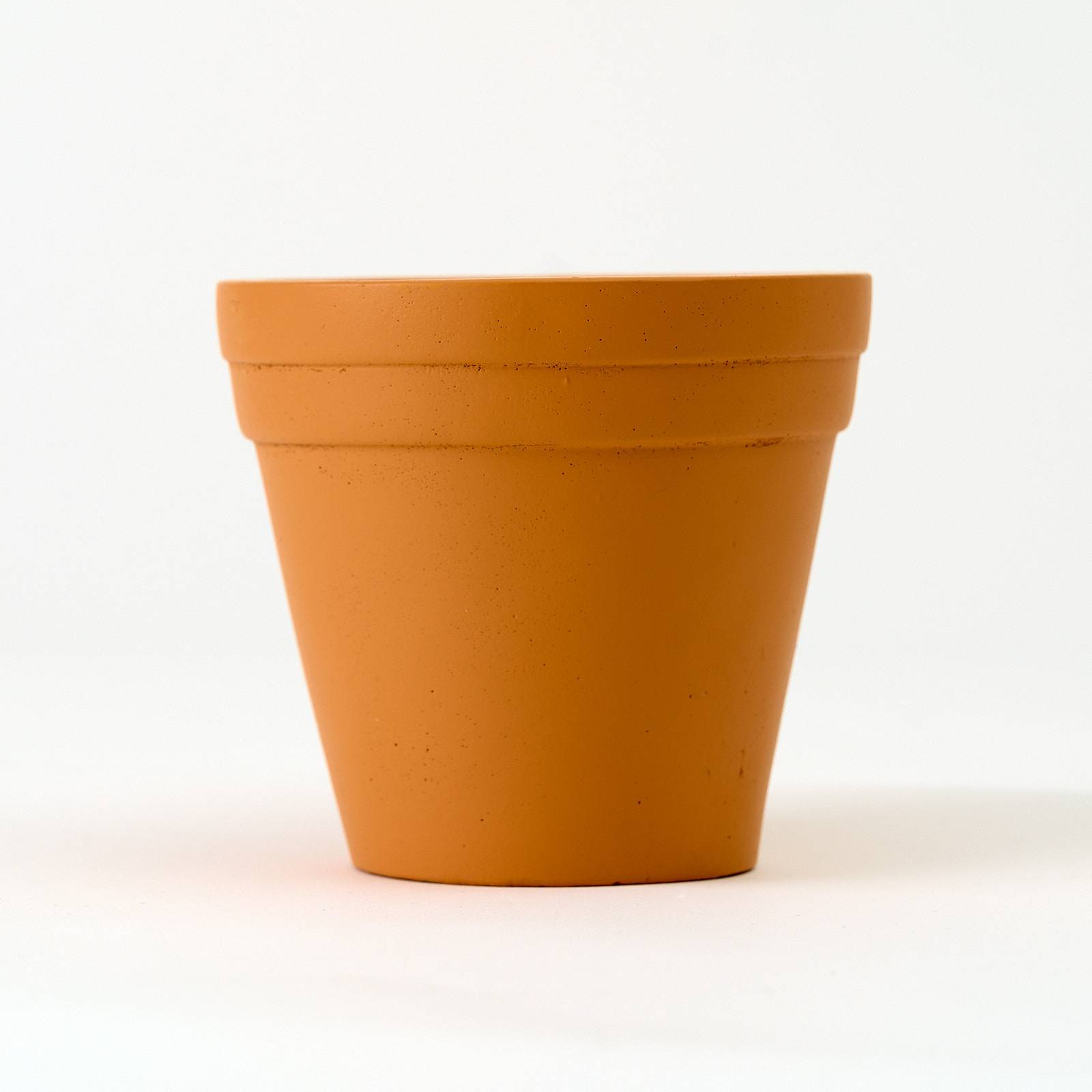 12120 Terracotta Concrete Lined Double Trim Pot