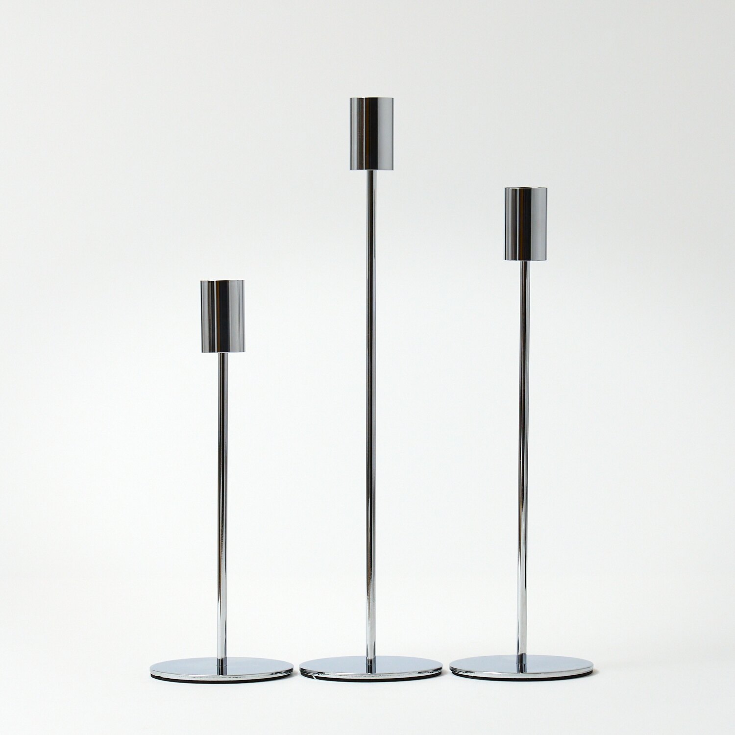 CH05_1_Web Silver Tall Candle Holders - Pack of 3