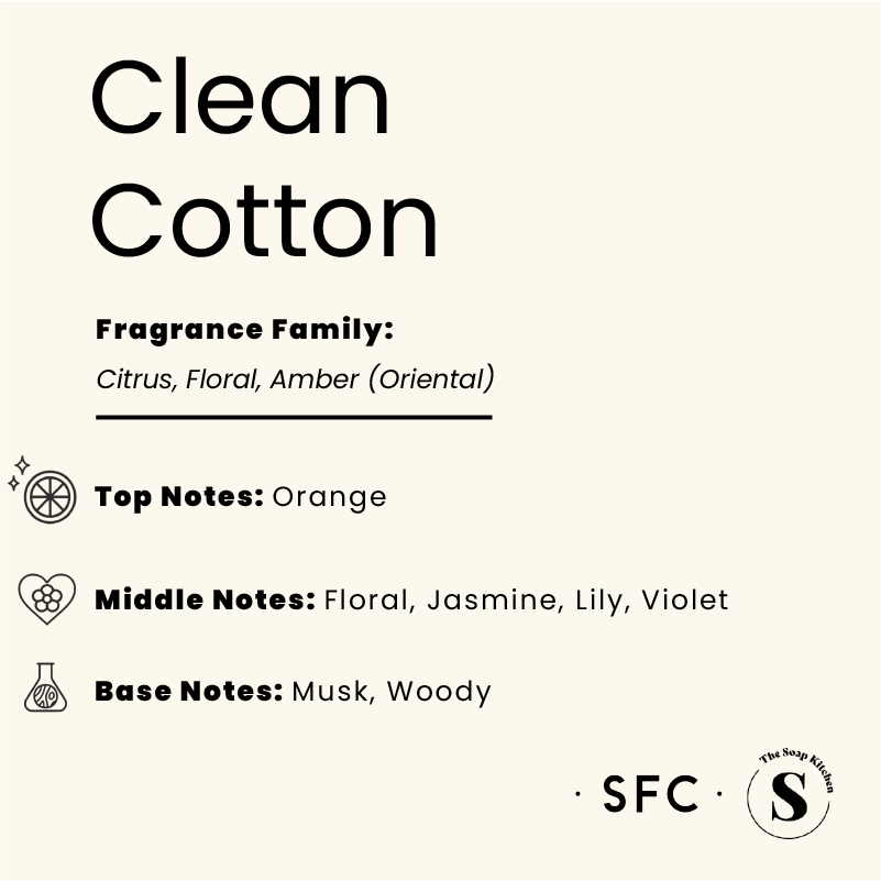 Clean Cotton Fragrance Oil V2 Clean Cotton Fragrance Oil