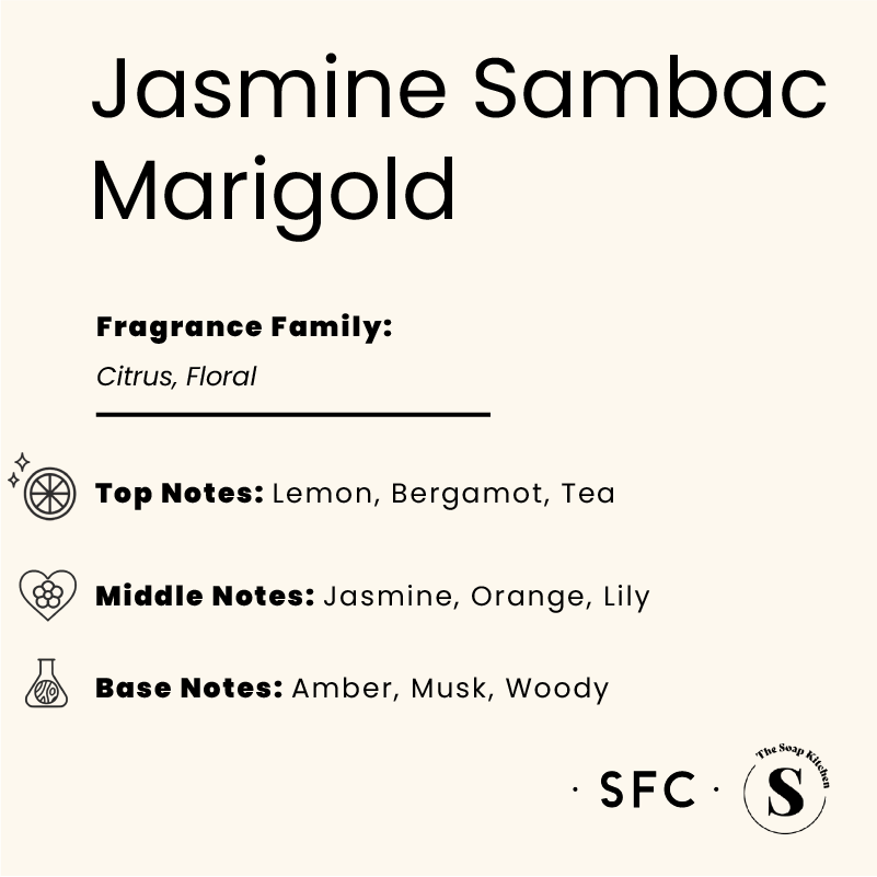 Jasmine Sambac Marigold Fragrance Oil Jasmine Sambac & Marigold Fragrance Oil