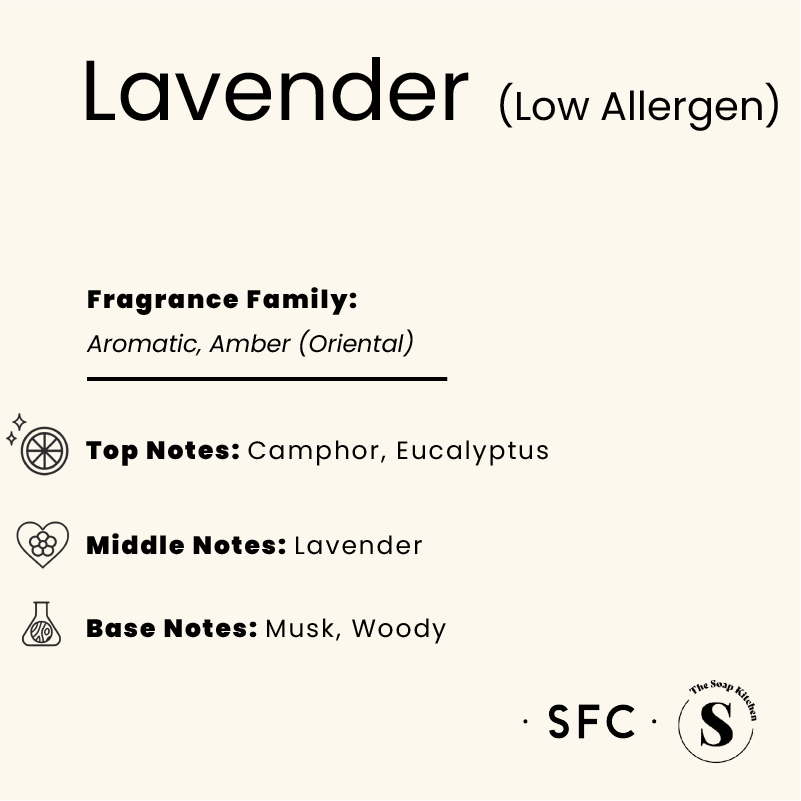 Lavender Fragrance Oil Low Allergen Lavender Fragrance Oil, Low Allergen