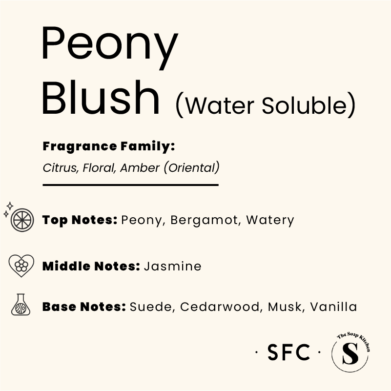 Peony And Blush Fragrance Oil WS Peony & Blush Water Soluble Fragrance Oil