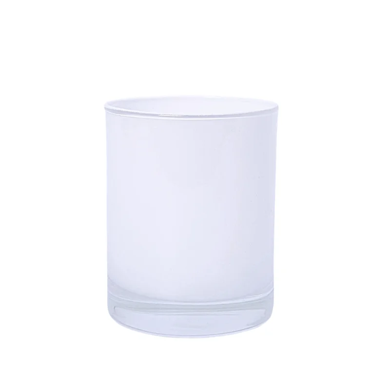 Karen 30cl Gloss White Candle Glass Karen 30cl Gloss White Candle Glass