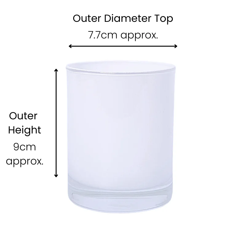 Karen 30cl Gloss White Candle Glass Karen 30cl Gloss White Candle Glass