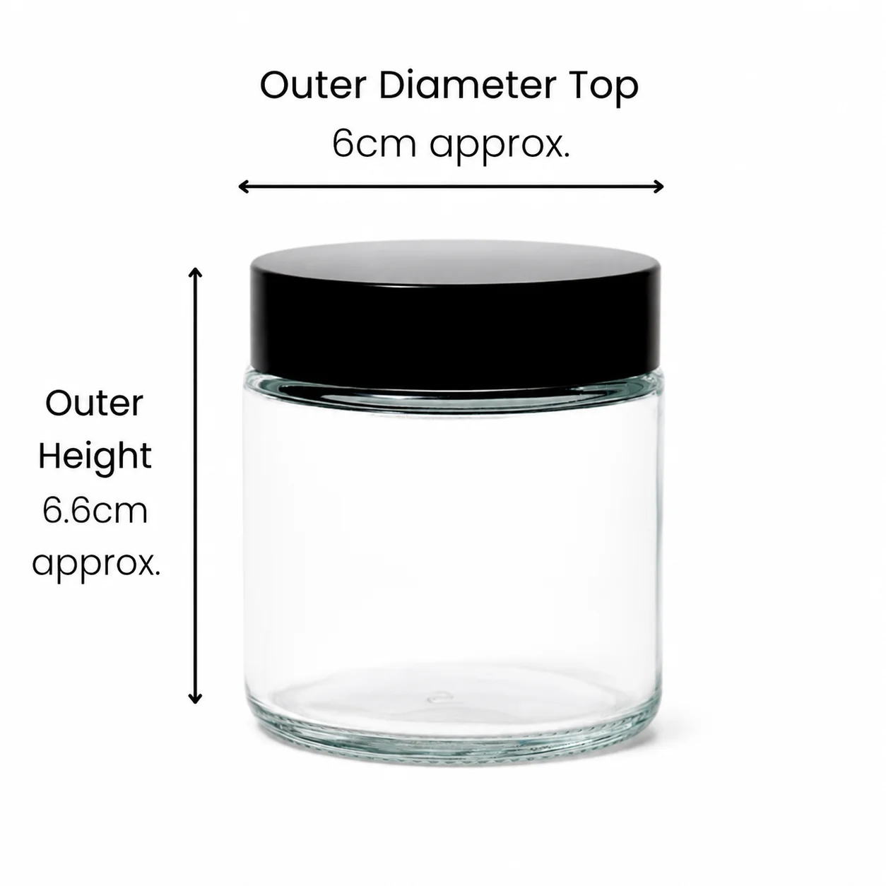 100ml Clear Glass Jar With Lid 100ml Clear Glass Jar With Lid