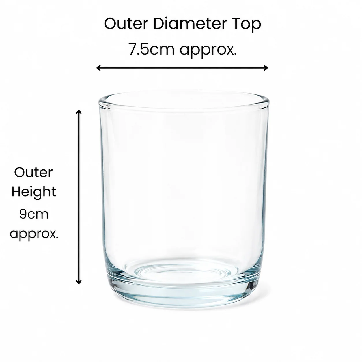 30cl Clear Curved Glass 30cl Clear Curved Glass
